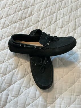 Cole Haan women’s  Black Suede Driving Moccasins size 8.5